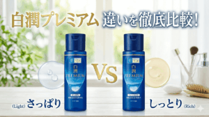 白潤プレミアムさっぱりしっとりどっちがいい？違いを比較