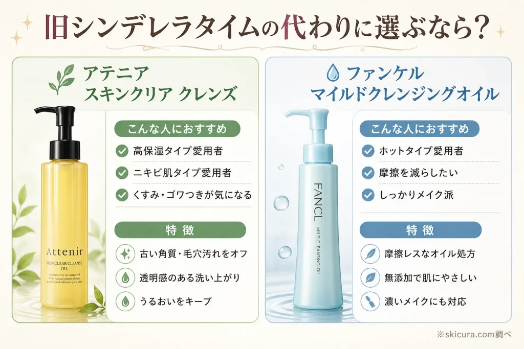 生産終了した高保湿やニキビ肌・ホットタイプの代わりに選ぶなら?おすすめの代替品
